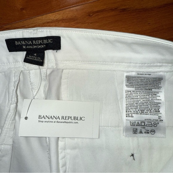 Banana Republic Women's Ivory Avalon Shorts (Size: 4) - Picture 11 of 11